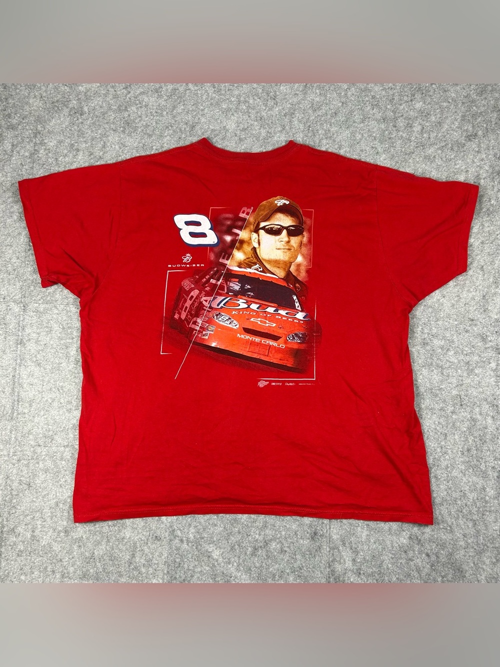 Vintage NASCAR Dale Earnhardt Jr Double Sided Racing T Shirt Size XL